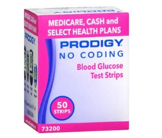 No Coding Blood Glucose Test Strips, Box of 50 Y9578