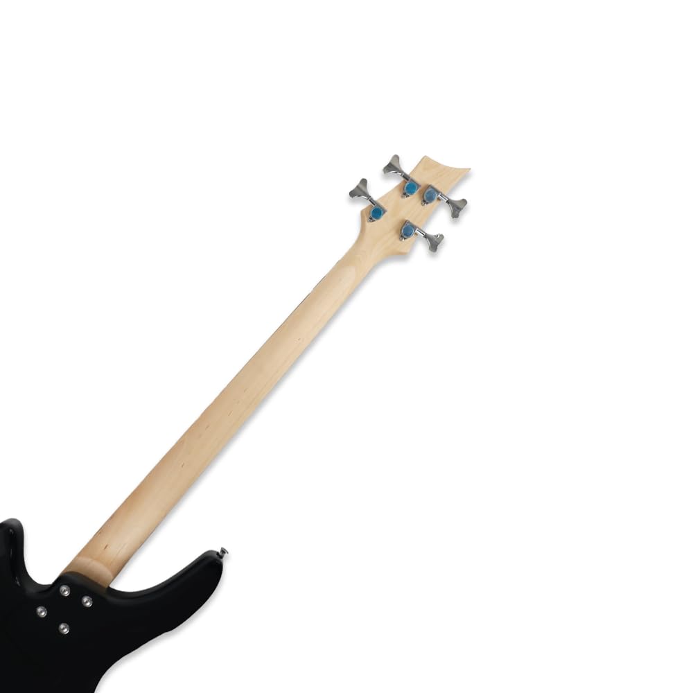 Black Full Size 24 Fret 4 String PJ Electric Bass Guitar B248