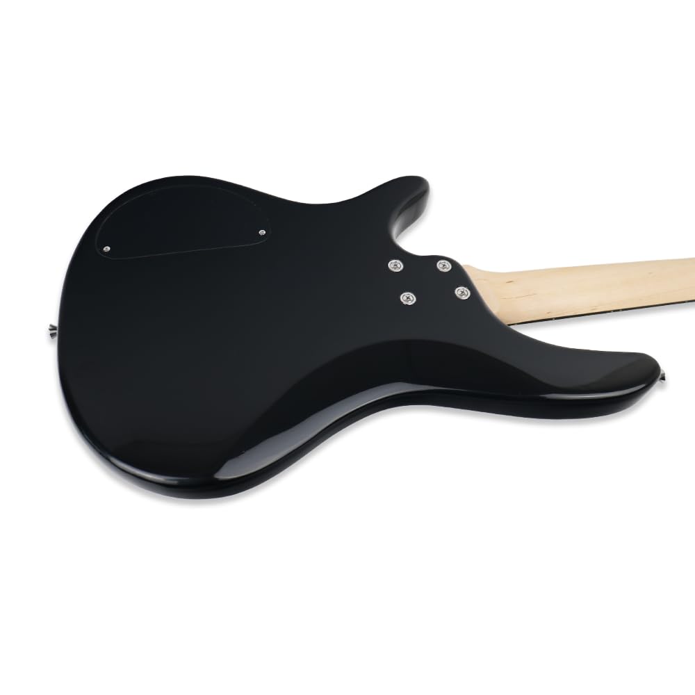 Black Full Size 24 Fret 4 String PJ Electric Bass Guitar B248