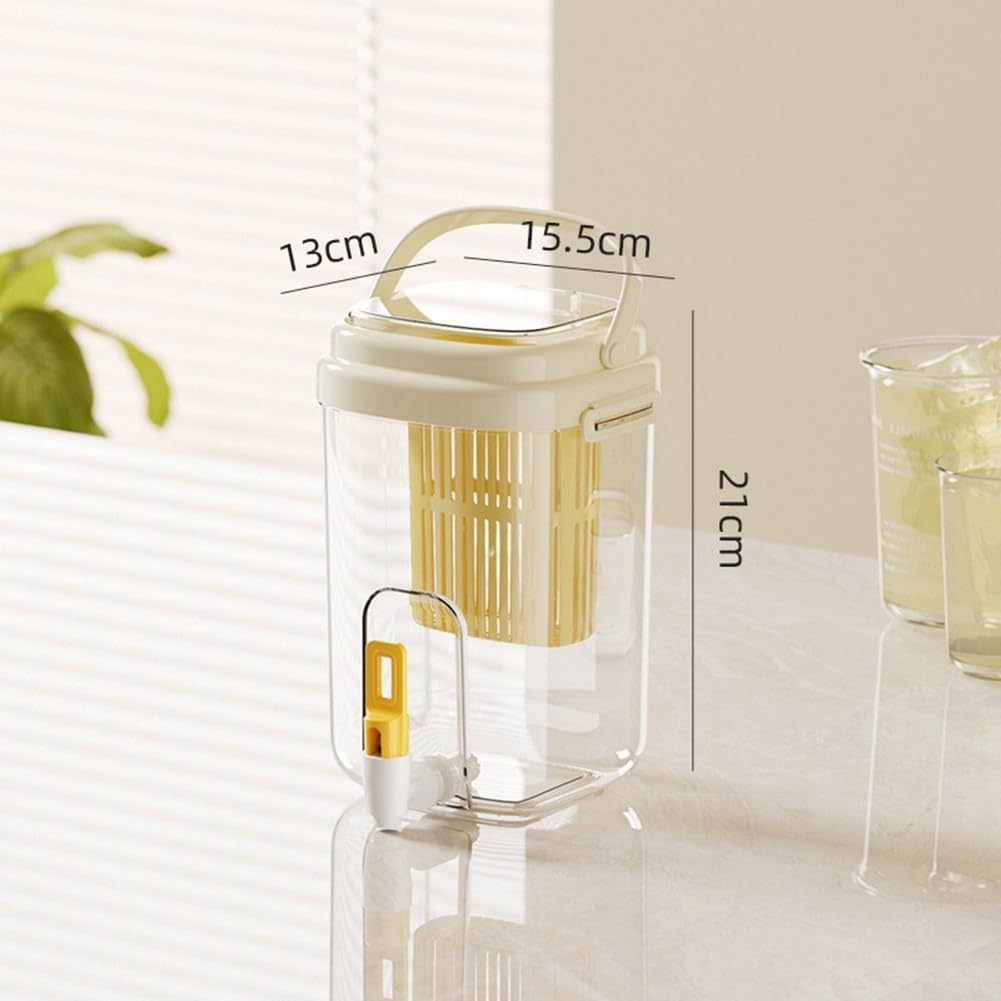 Cold Water Pitcher with Faucet and Tea Infuser P3281