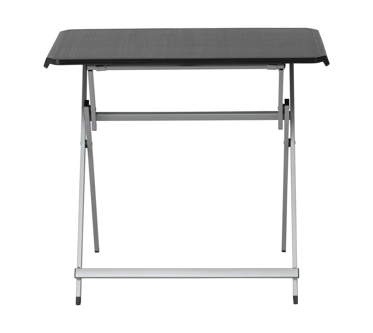 Small Folding Table, Portable Plastic Black 30 Inch F233