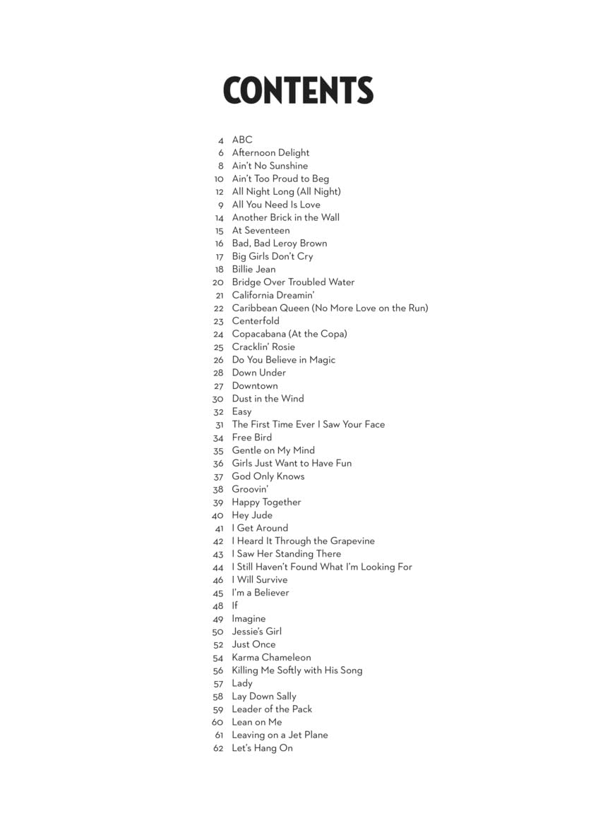 Alto Sax Sheet Music Songbook W133