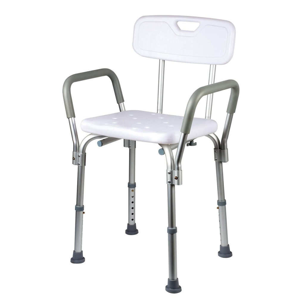 Heavy Duty Shower Chair with Back and Arms C196