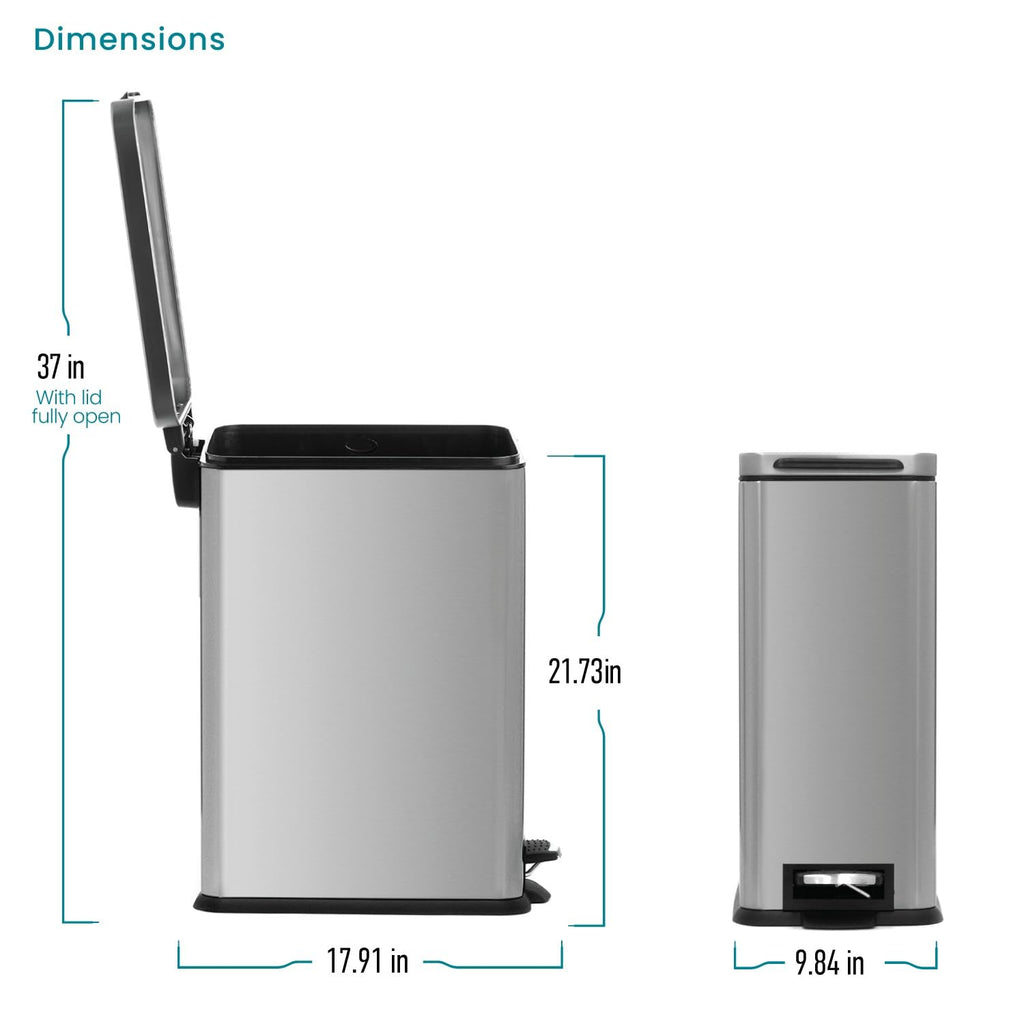 8 Gallon Kitchen Trash Can K3682