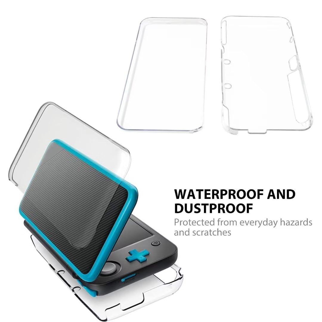 Clear Crystal Hard Shell Case for Nintendo 2DS XL S62149