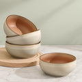 Stoneware Ceramic Cereal Bowls Set of 4, 21 oz Y777283