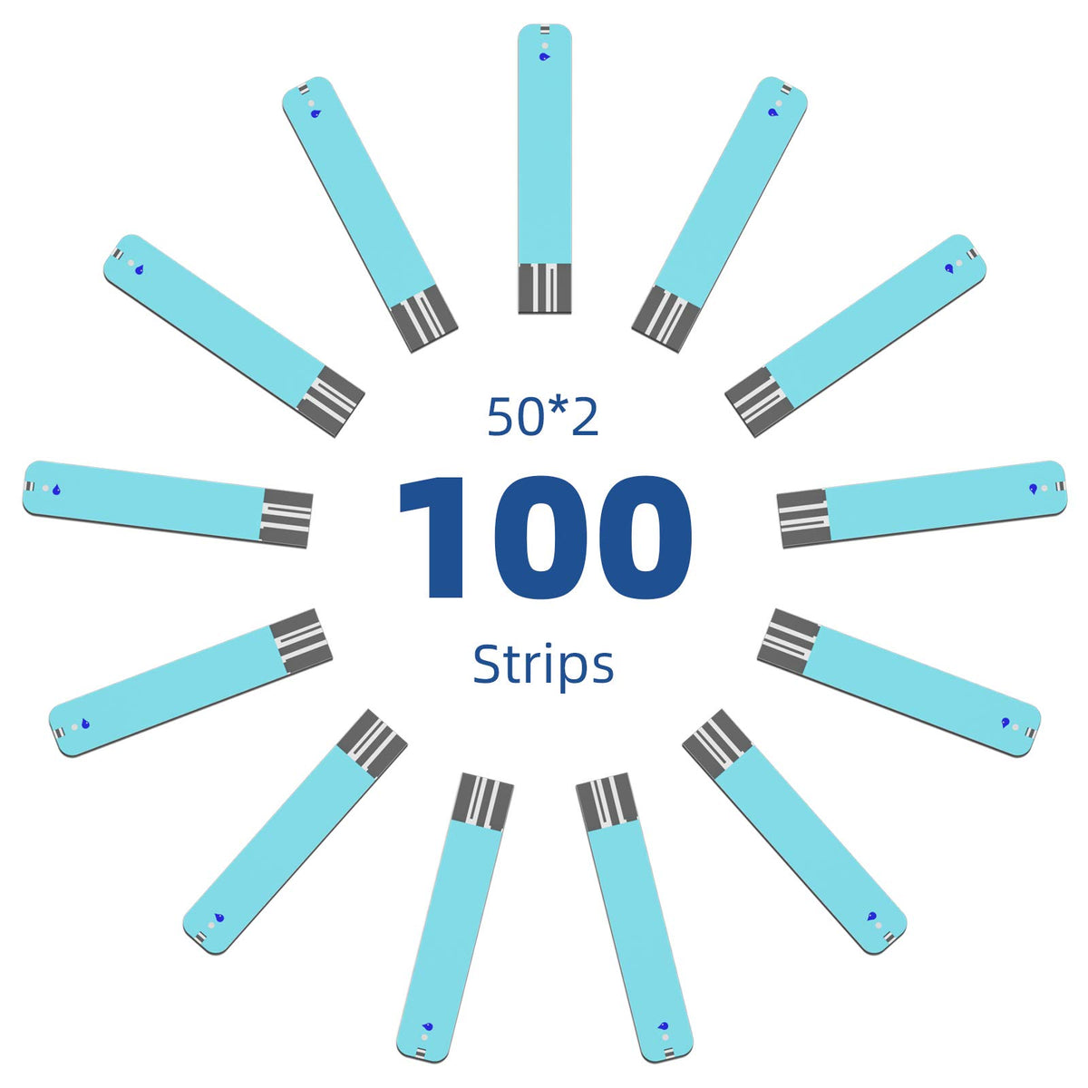 Blood Glucose Test Strips, 100 Count L251