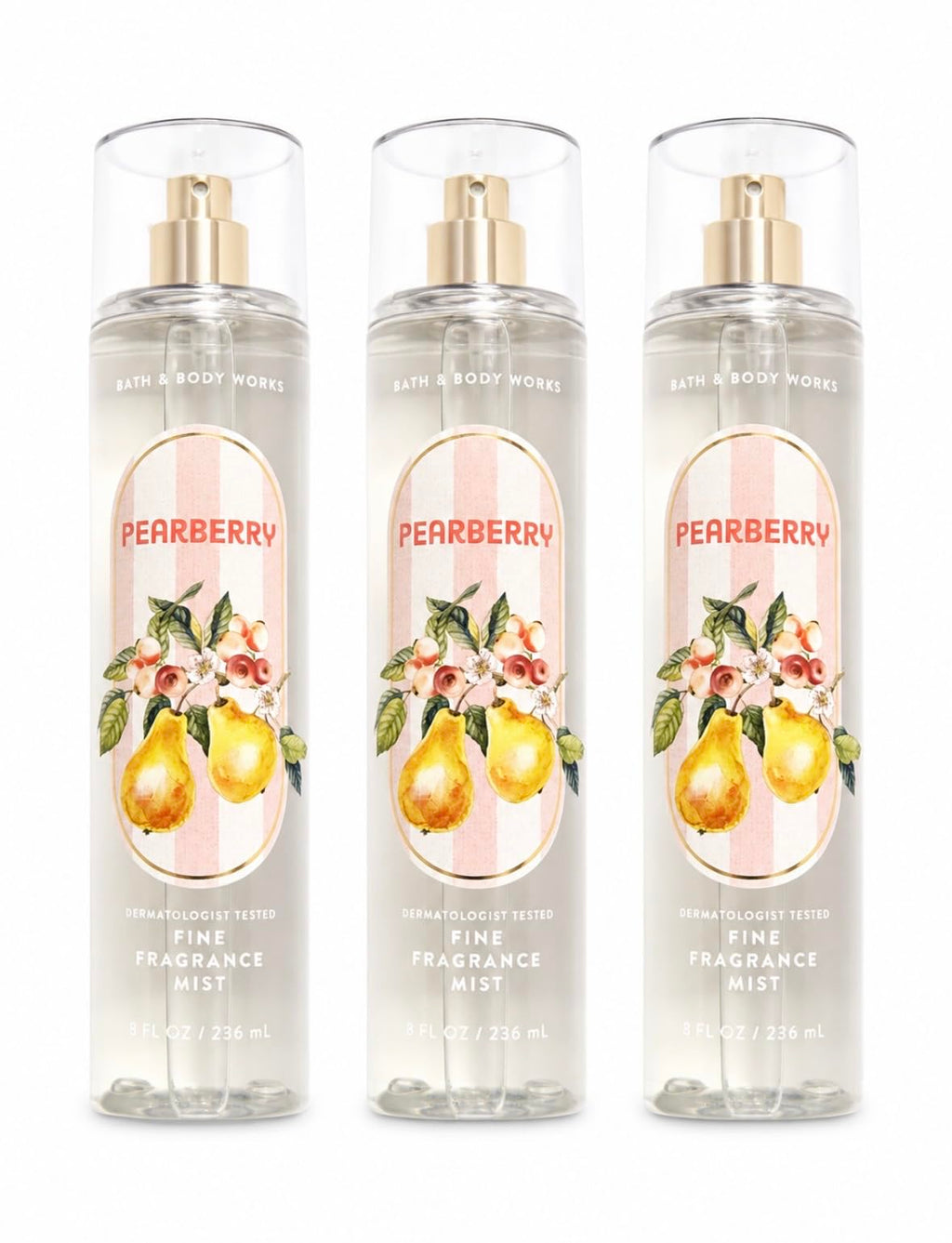 Pearberry Fine Fragrance Mist 8 Oz Pack of 3 B7383
