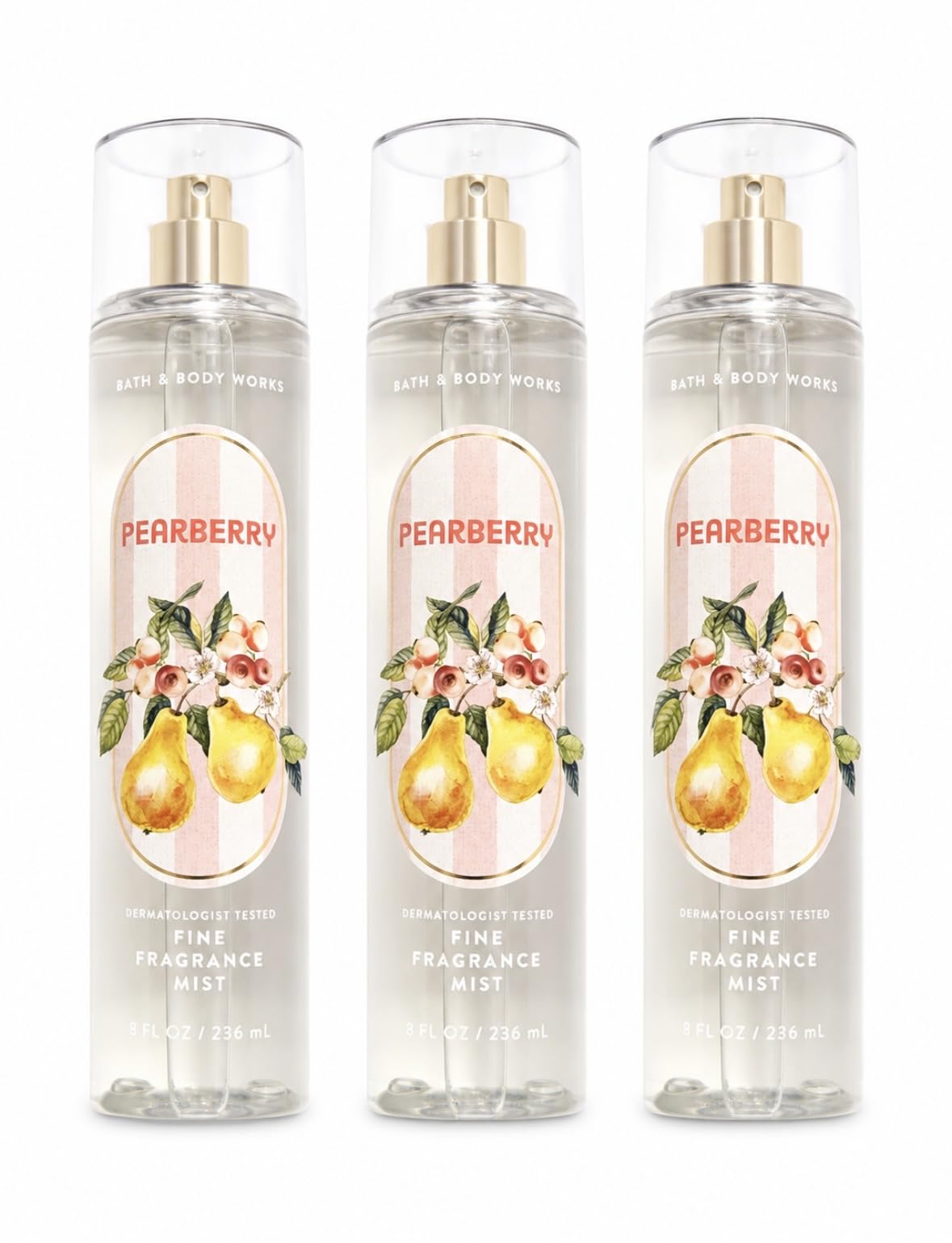 Pearberry Fine Fragrance Mist 8 Oz Pack of 3 B7383