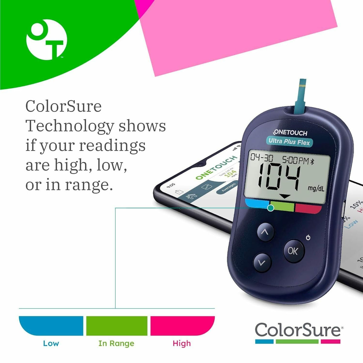 Blood Glucose Test Kit with Meter, Strips, Lancets, Pouch S724006