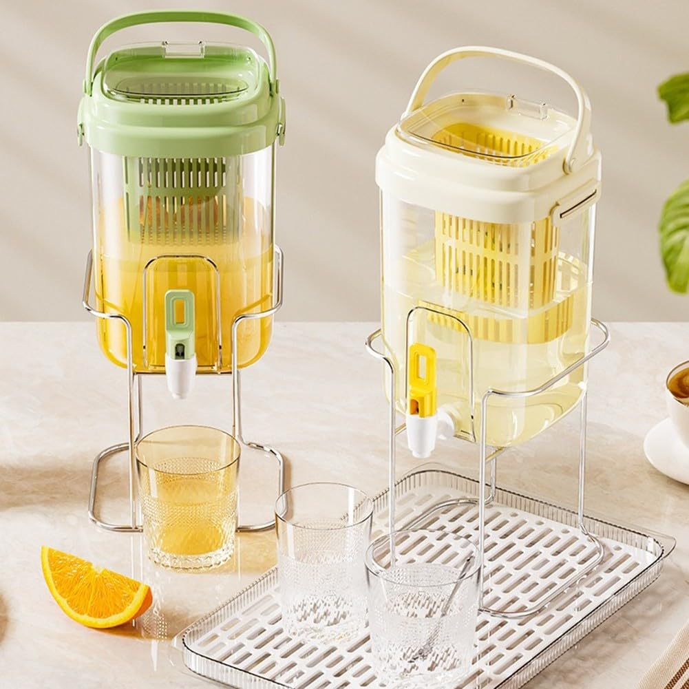 Cold Water Pitcher with Faucet and Tea Infuser P3281