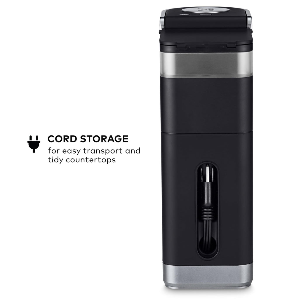 Single Serve K-Cup Pod Coffee Maker, Matte Black L1546