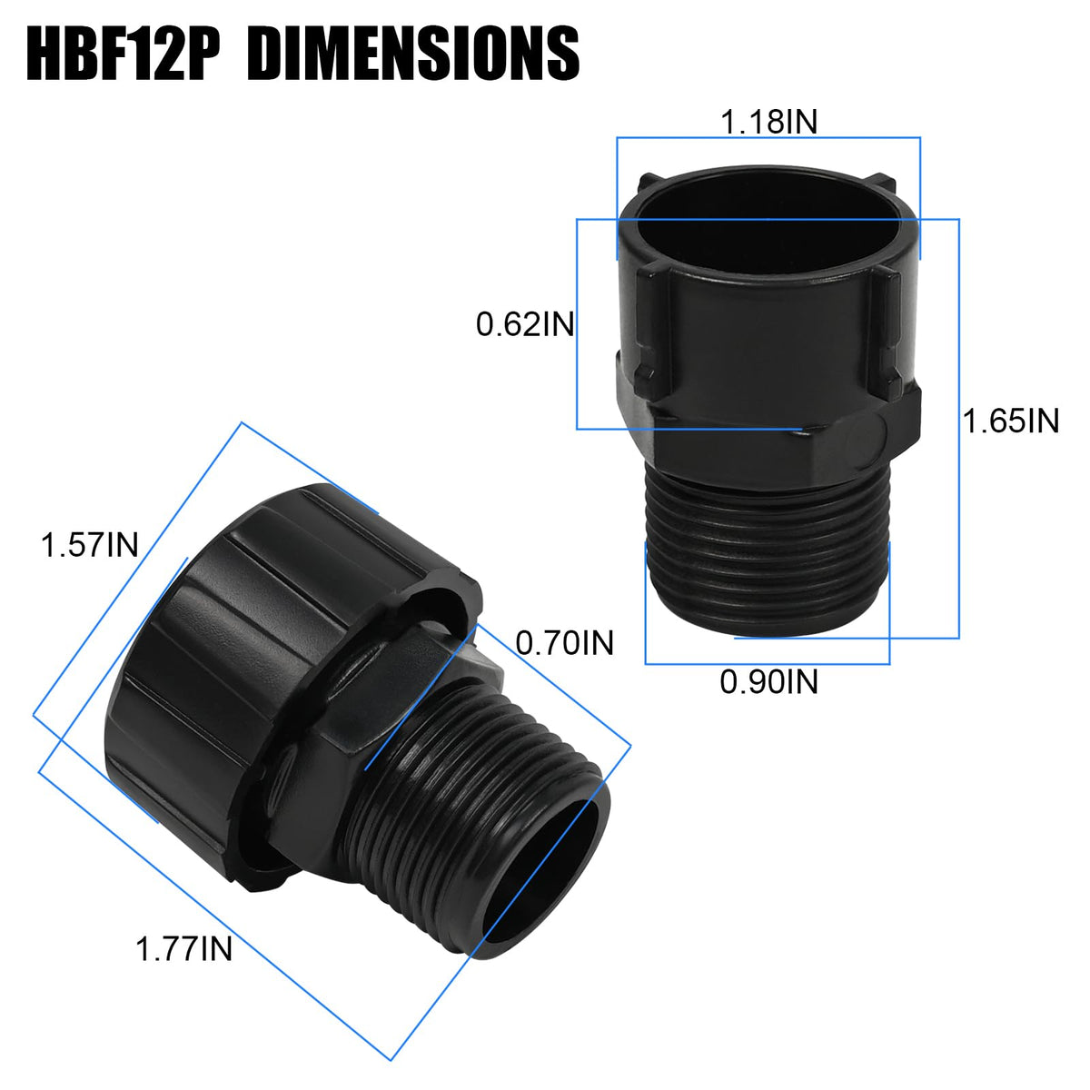 3/4 NPT Hydraulic Power Unit Poly Breather Cap P117044