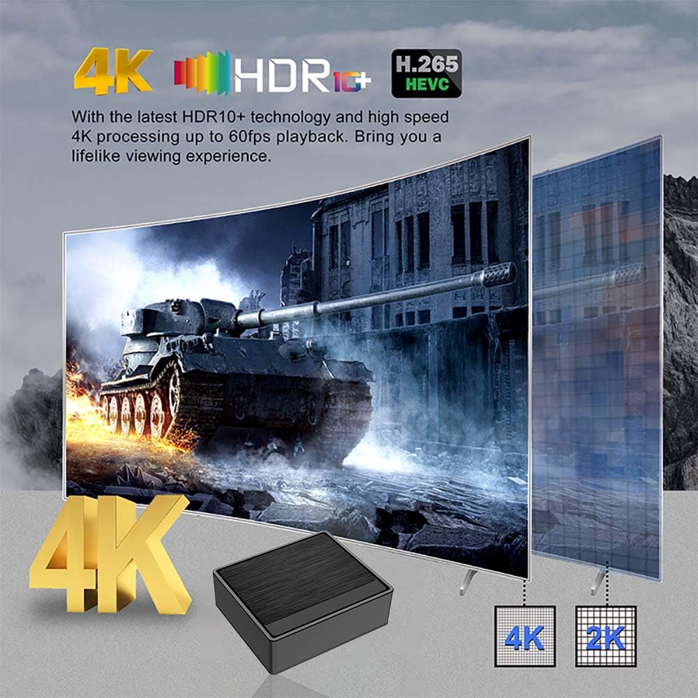 Android TV Box 4K Ultra HD Streaming Device G474