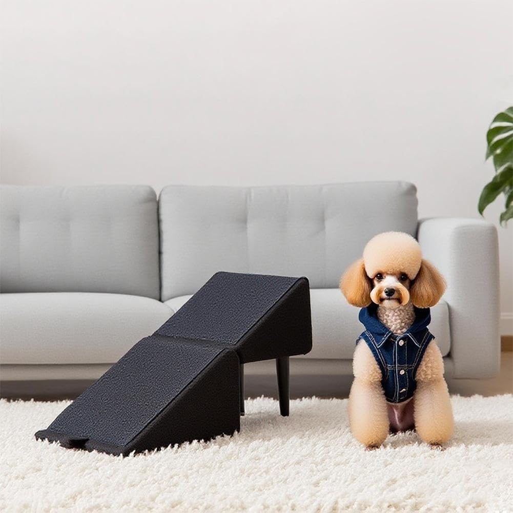 Foldable Dog Ramp Convertible Dog Steps Ottoman X8258