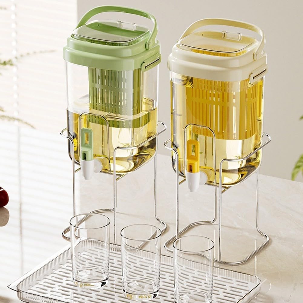 Cold Water Pitcher with Faucet and Tea Infuser P3281