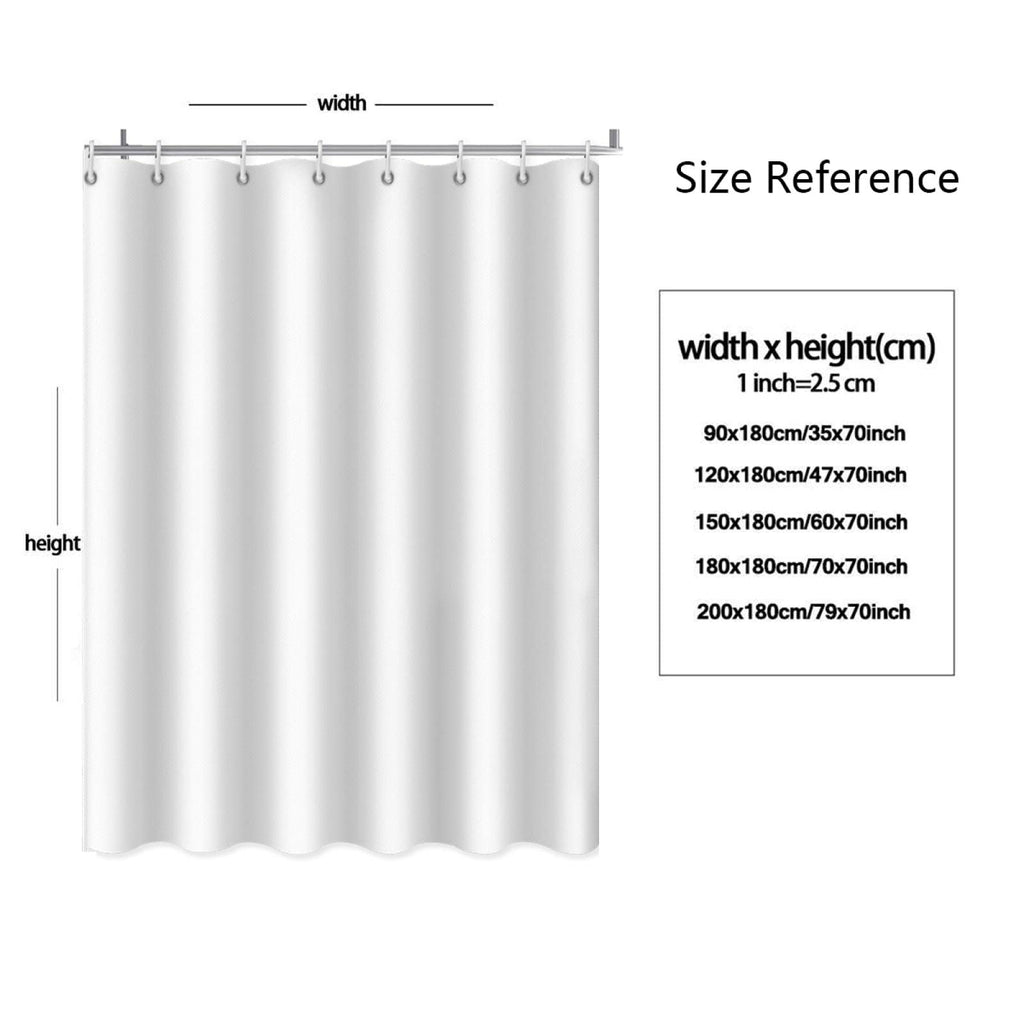 Sage Green Geometric Bath Curtain 54x78 Inches Y334359