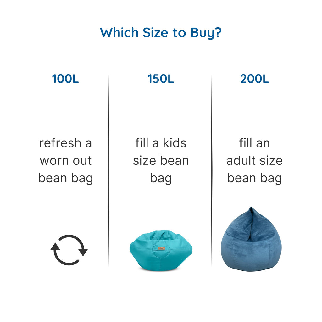100L High-Density Polystyrene Bean Bag Refill Z144