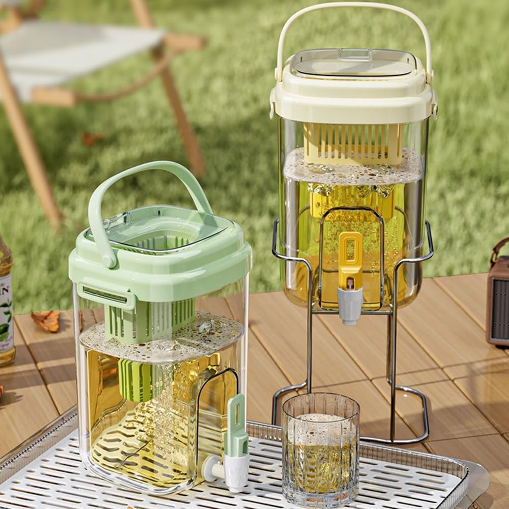 Cold Water Pitcher with Faucet and Tea Infuser P3281