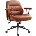 Leather Home Office Chair with Removable Armrests M516145