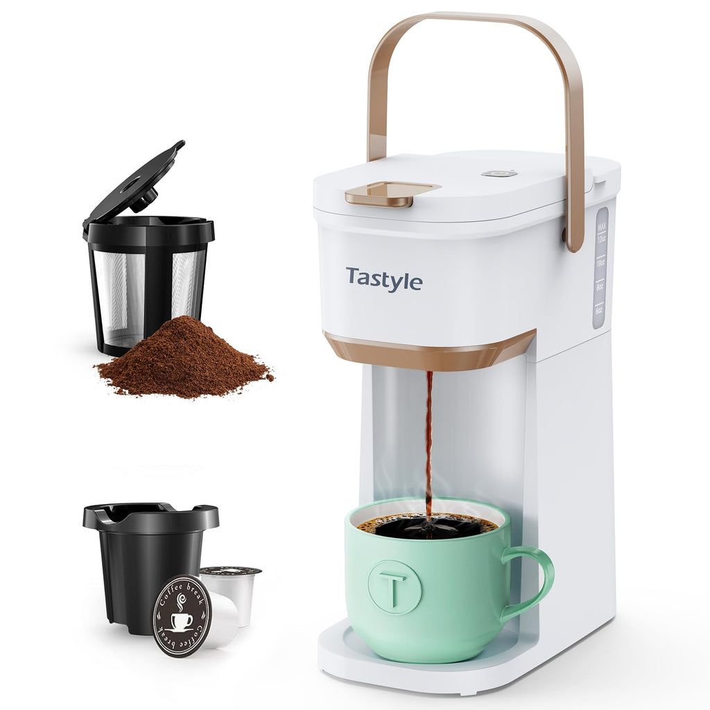 Mini Single Serve Coffee Maker with Handle V47339