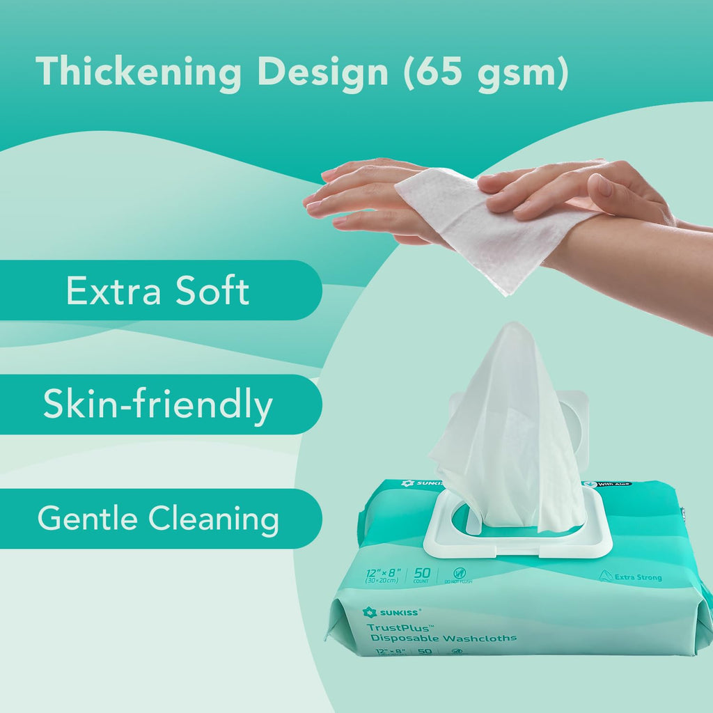 Large Incontinence Disposable Underwear 16 Count & Wet Wipes 200 Count C8403