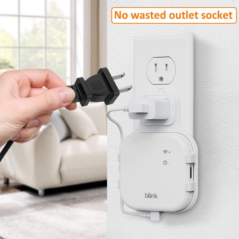 Wall Outlet Mounting Bracket with USB-C Cable G179