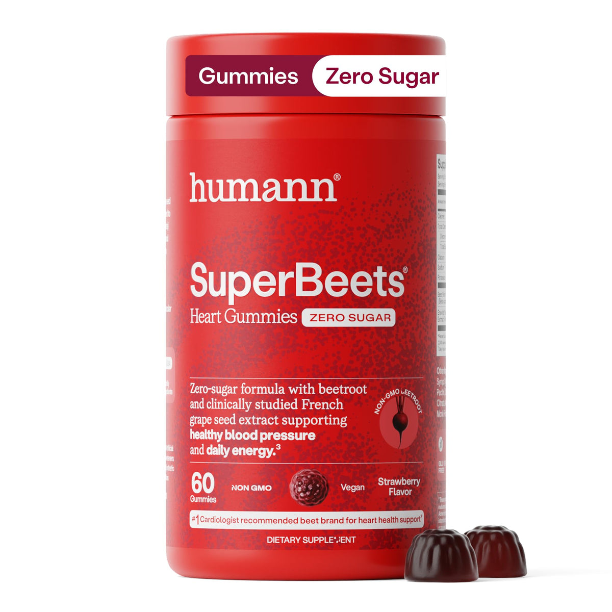 Zero Sugar Beet Gummies 60 Count C197898