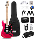 39" Electric Guitar Kit with Amp Sparkle Red Y76370