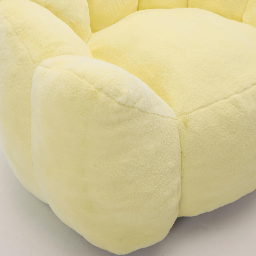 Yellow Memory Foam Bean Bag Chair P863
