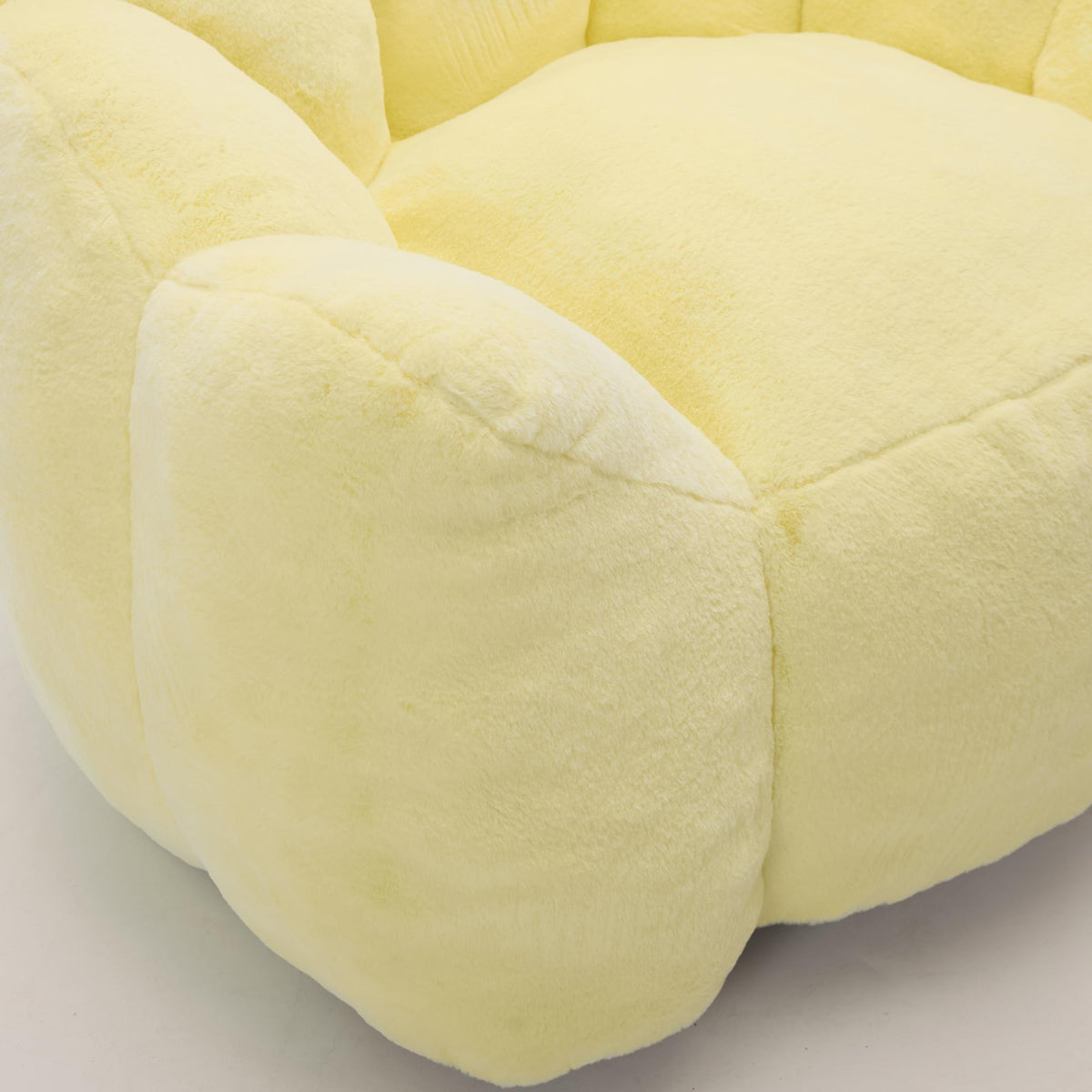 Yellow Memory Foam Bean Bag Chair P863