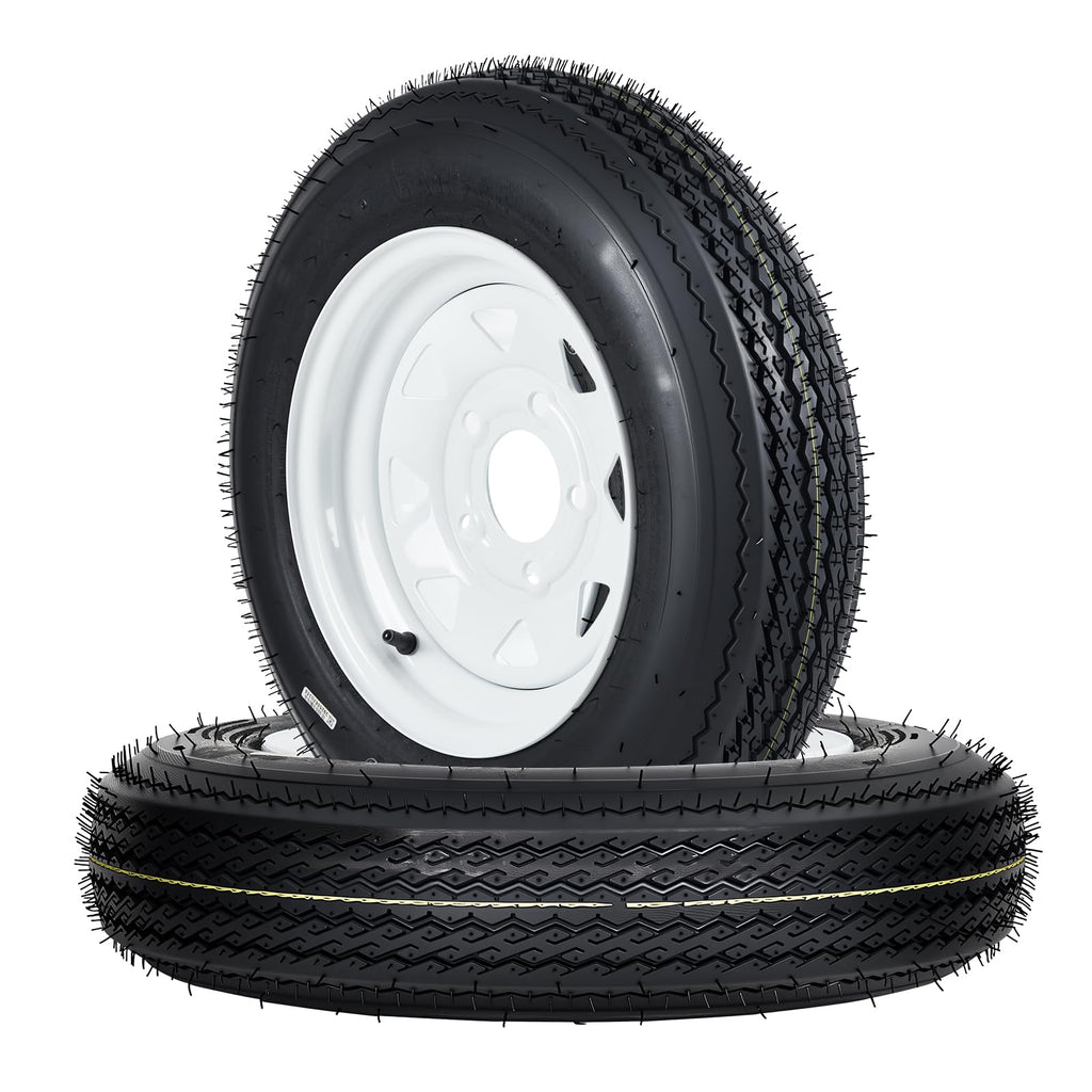 12 Trailer Tire and Wheel Assembly 5 Lug Set of 2 Q12833