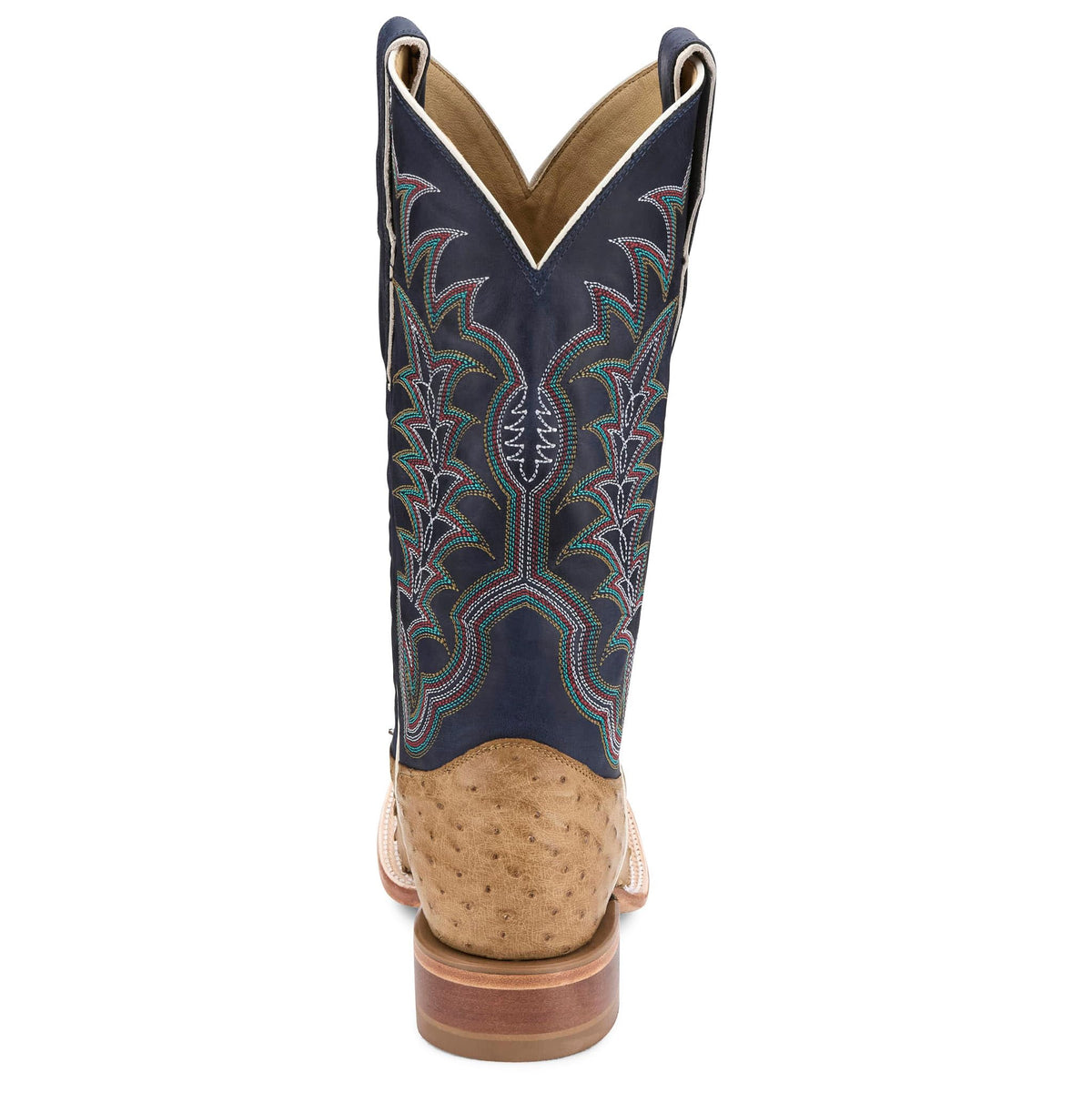 Tan Full Quill Ostrich Cowhide Boots K73258