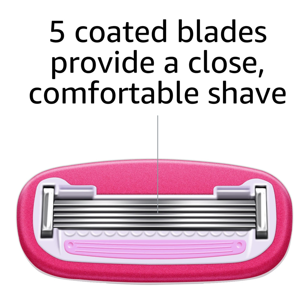 5-Blade Razor with 1 Handle, 12 Cartridges & 1 Shower Holder M819407