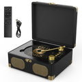 Black Portable CD Player with Speakers, Bluetooth, Remote Control, USB Playback M37497