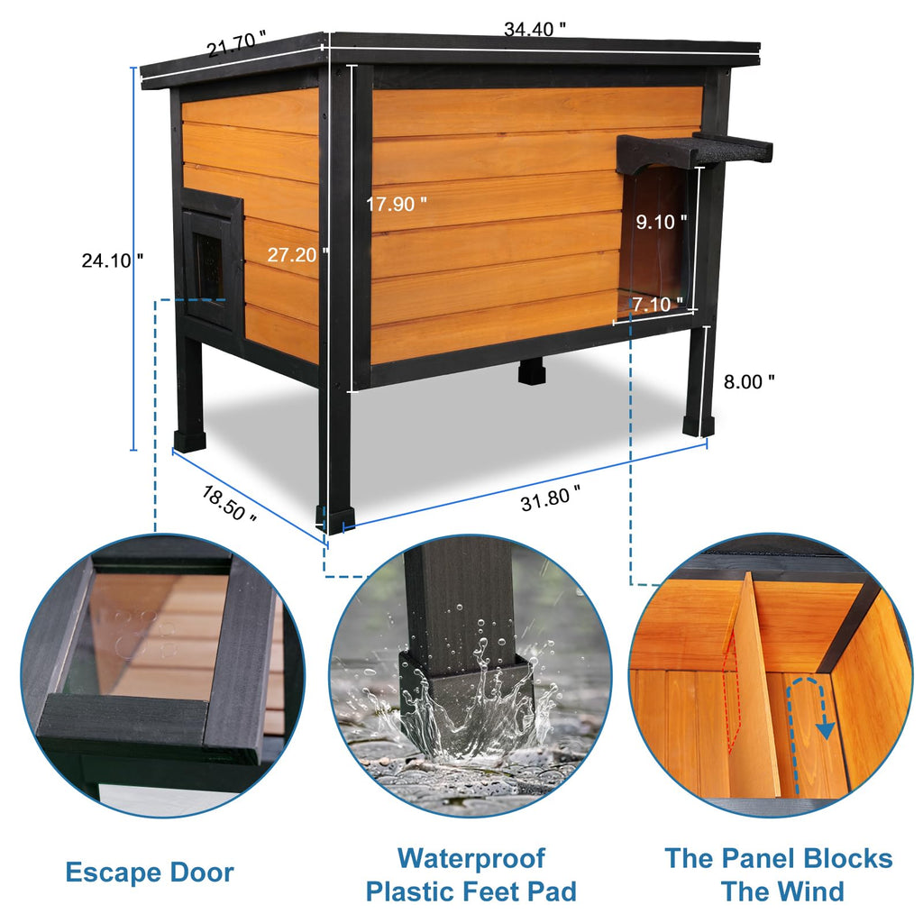 Outdoor Insulated Cat House R49014