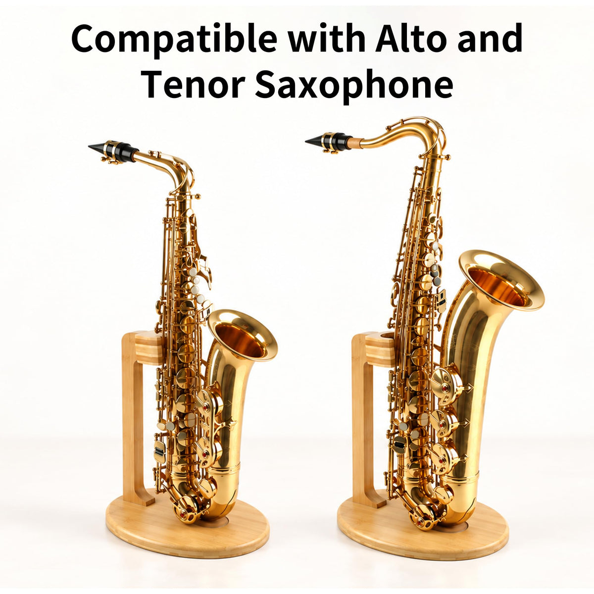 Alto Tenor Saxophone Stand Wooden Y8673