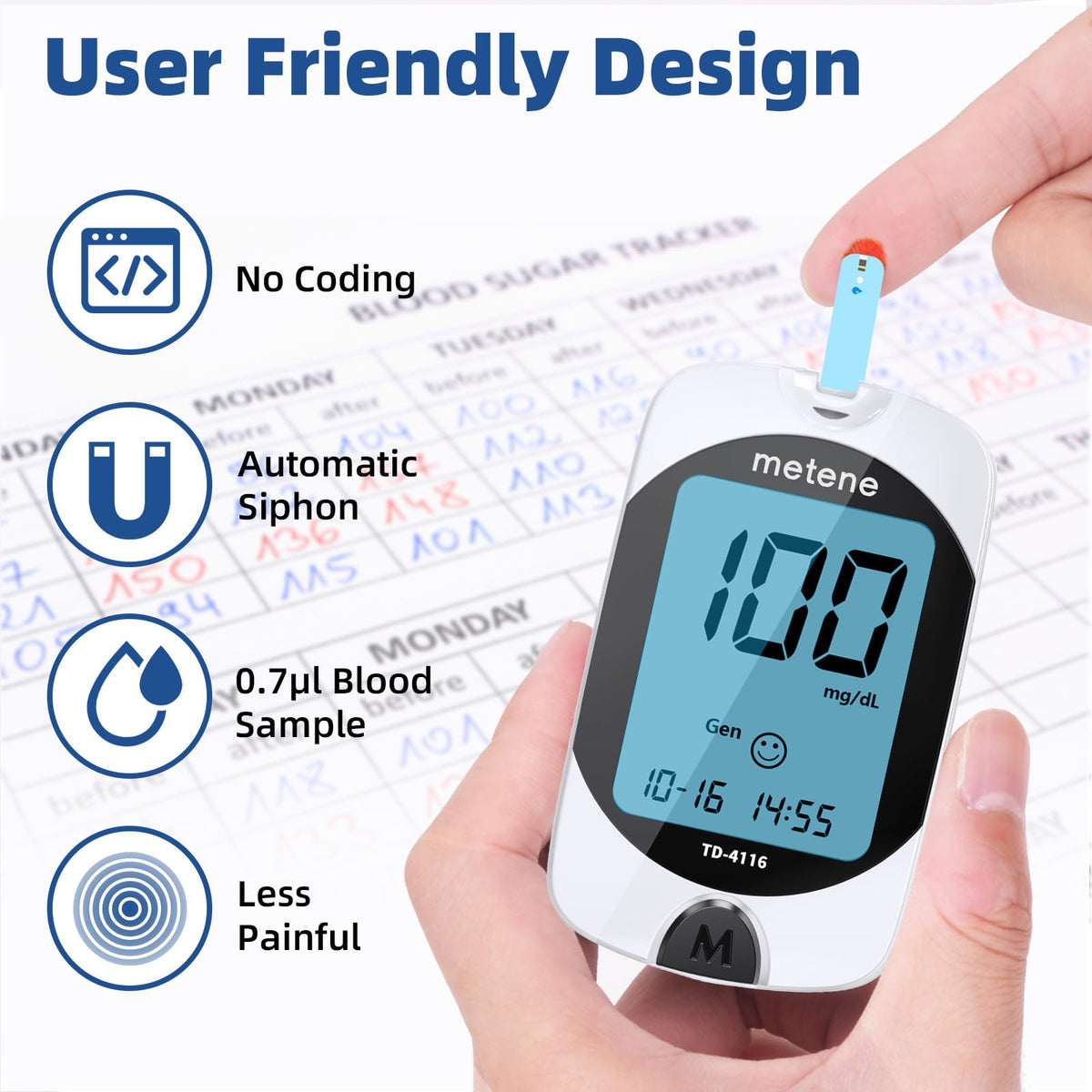 Blood Glucose Test Strips, 100 Count L251