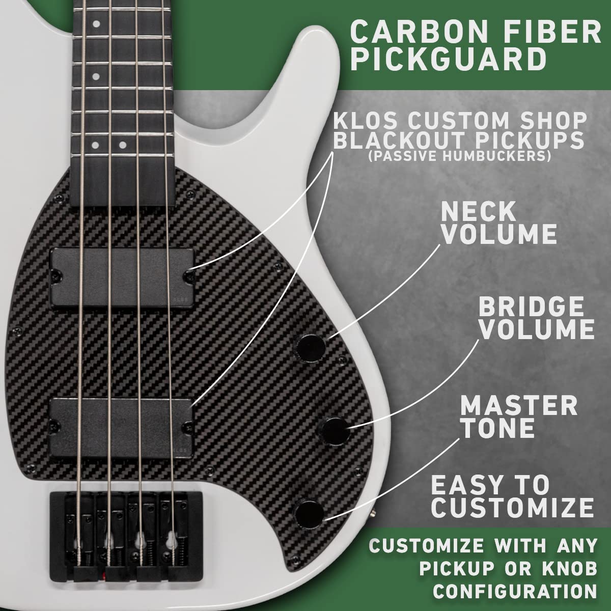 Carbon Fiber Bass Guitar B357