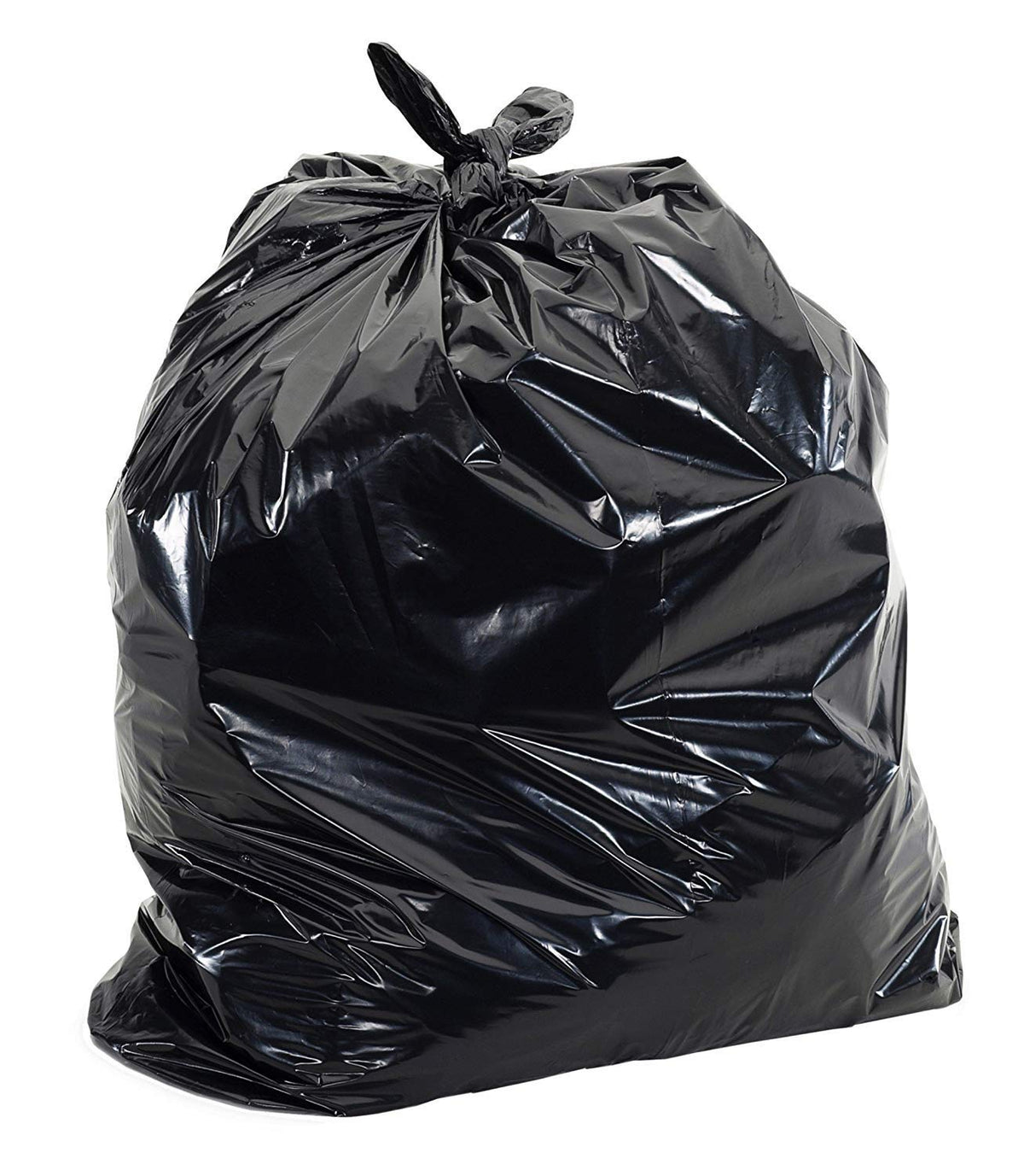 40-45 Gallon Black Heavy Duty Trash Bags Pack of 100 Y680538