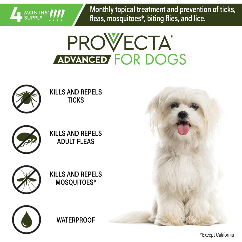 Flea & Tick for Small Dogs 5-10 lbs, 4-Month Supply N27114