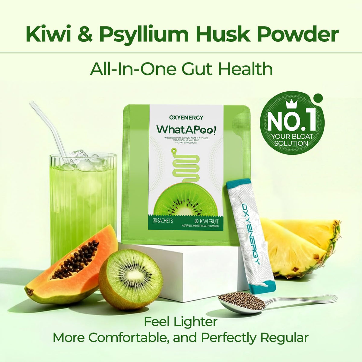 Organic Psyllium Husk Powder 30 Packets D953186