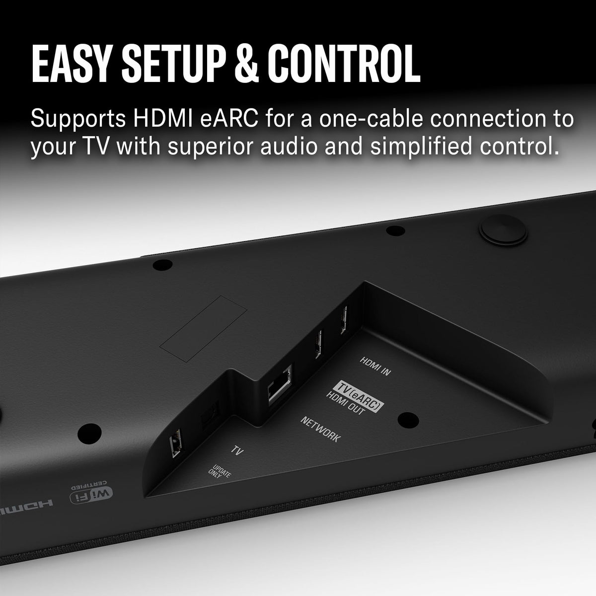 Dolby Atmos Sound Bar with Wireless Subwoofer V1317