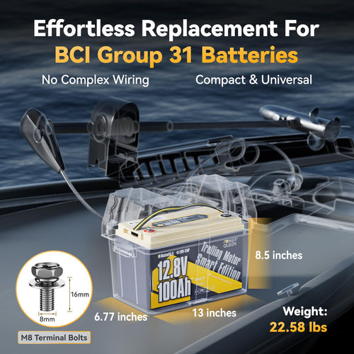 12V 100Ah LiFePO4 Battery O94448