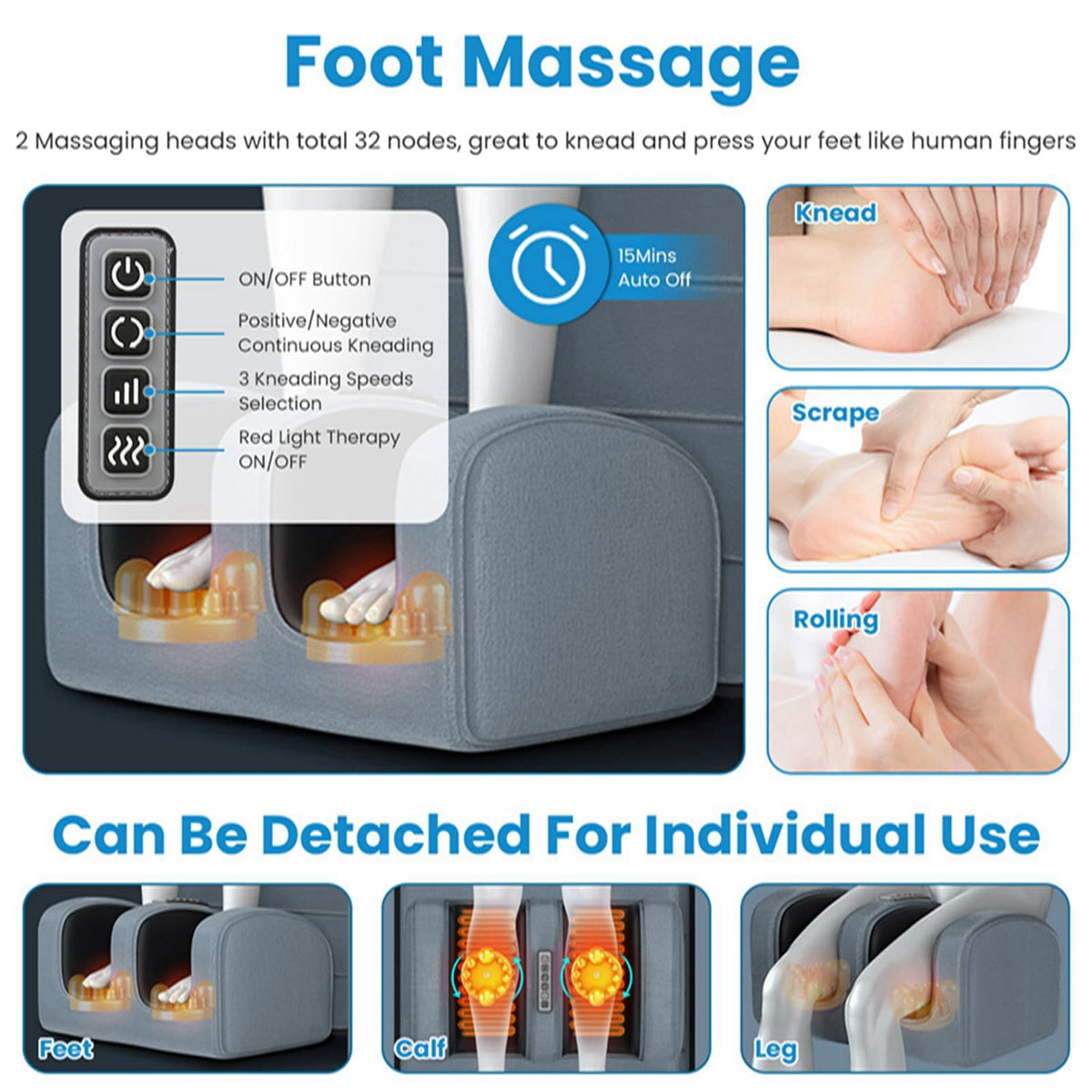 Full Body Massage Mat with Heat C523