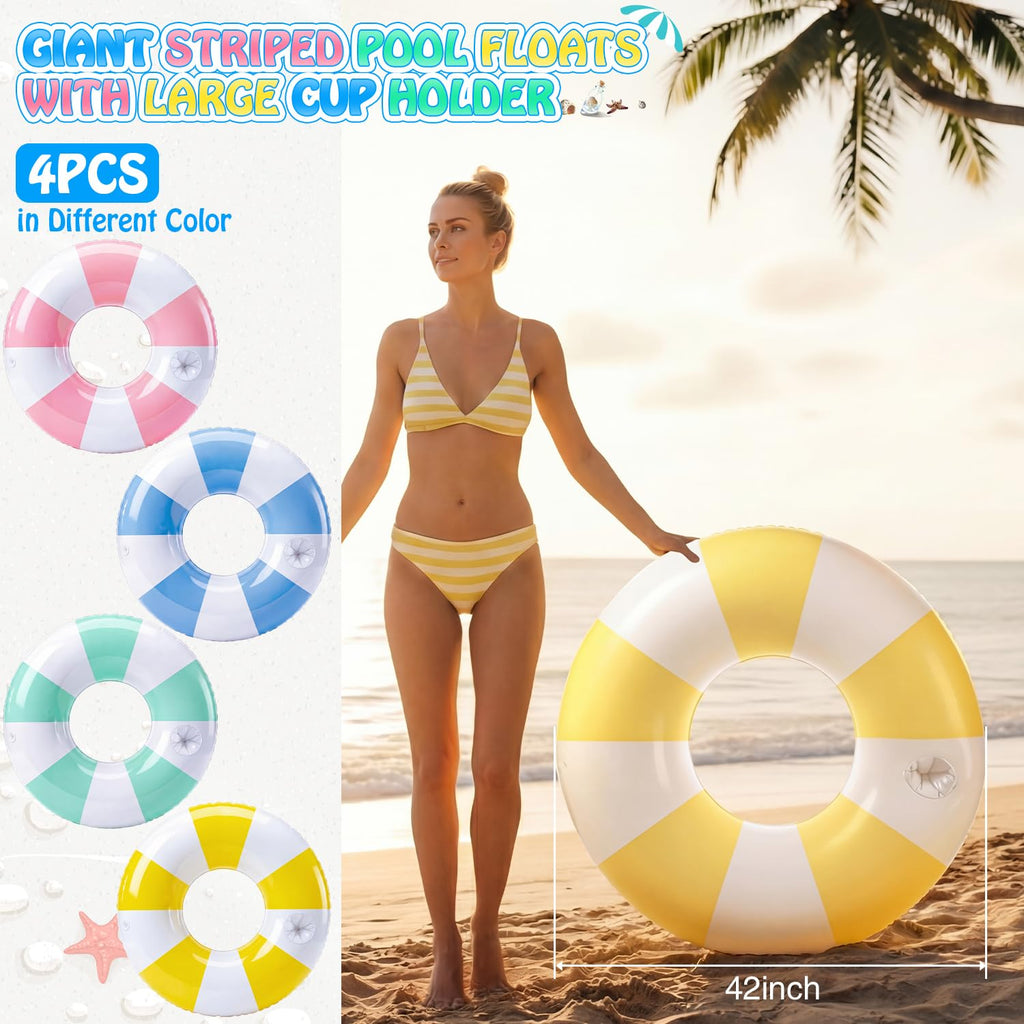 42" Pool Float with Cup Holder H4419