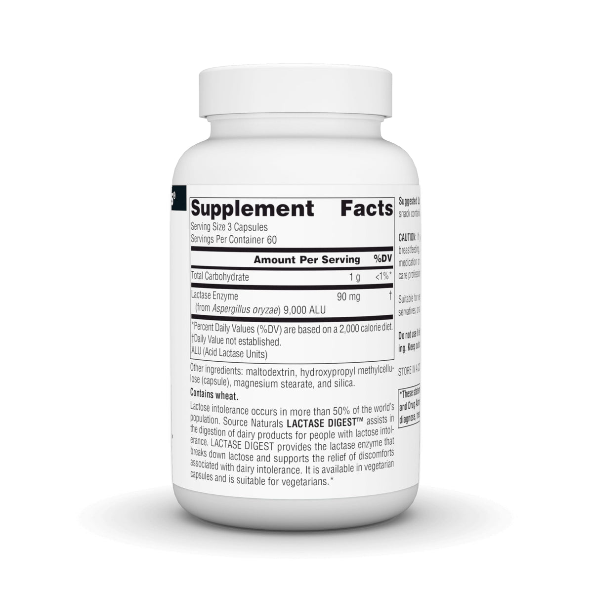 Lactase Digest 180 Vegetarian Capsules E392