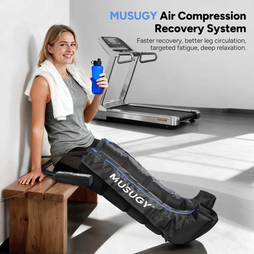 Leg Compression Massager with 9 Intensity, 6 Modes, 3 Timers J766
