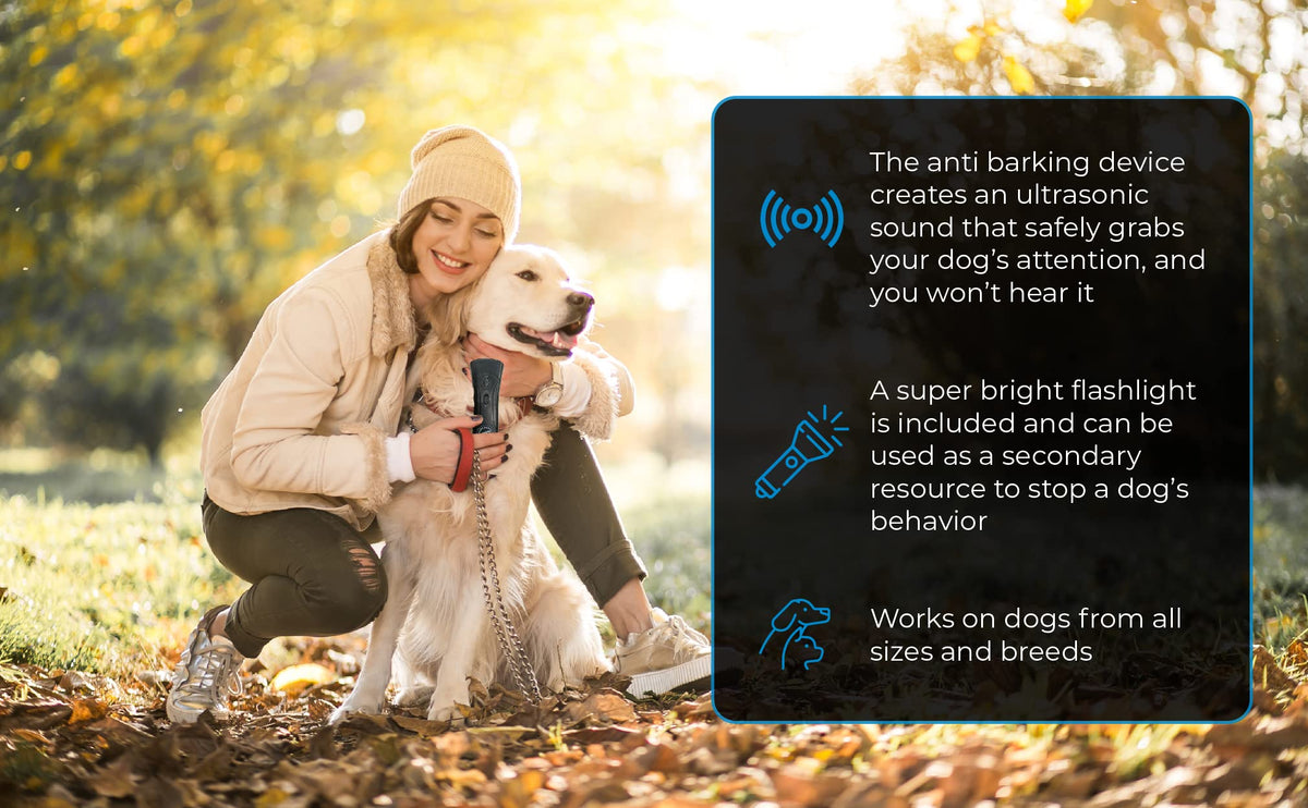 Ultrasonic Dog Bark Deterrent & Behavior Corrector H87099