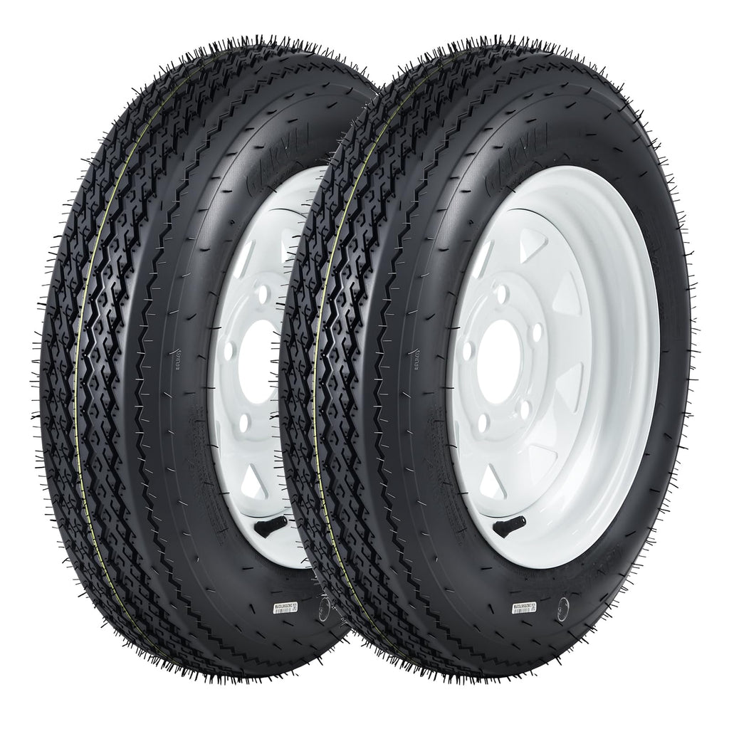 12 Trailer Tire and Wheel Assembly 5 Lug Set of 2 Q12833